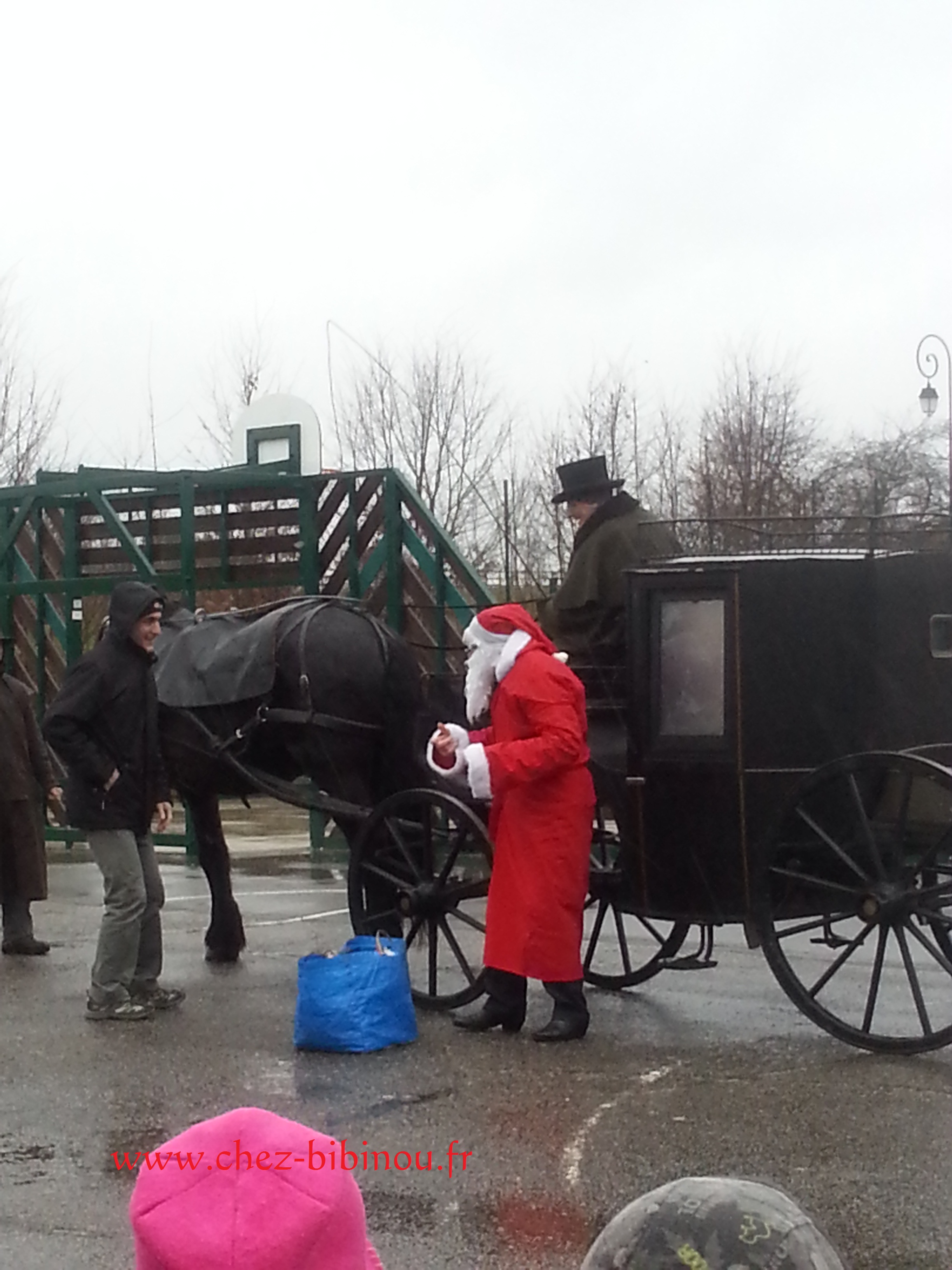 Le Père Noël à l'école...