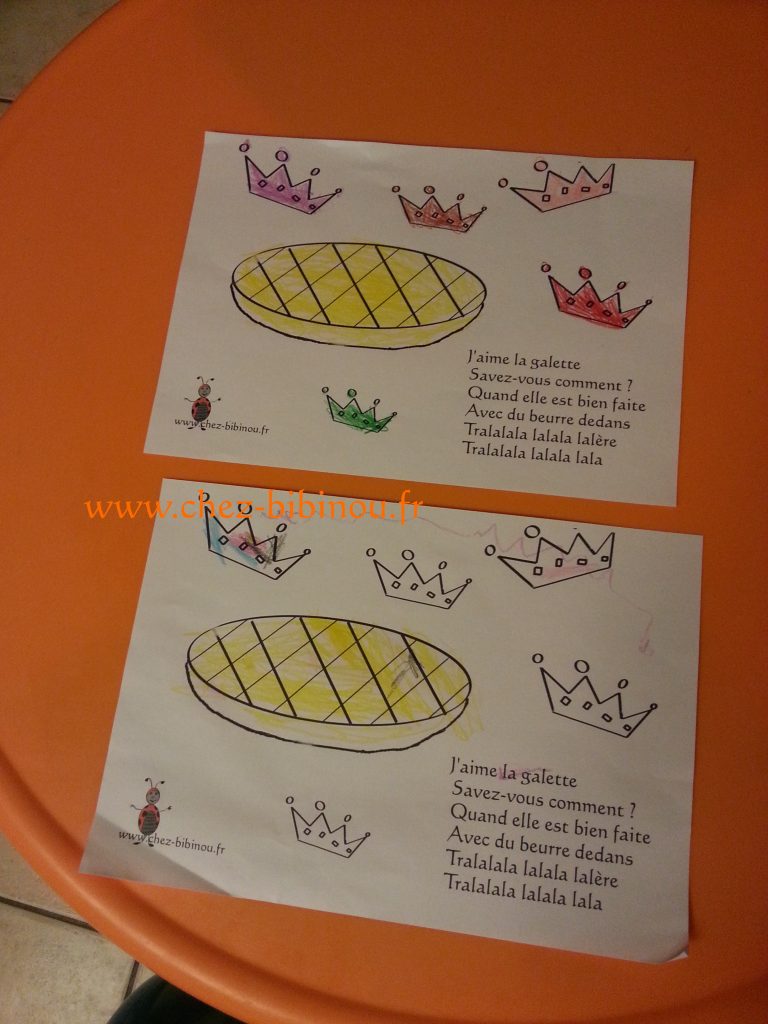 Activité Galette Des Rois Maternelle Activités autour de la galette des Rois | Chez Bibinou