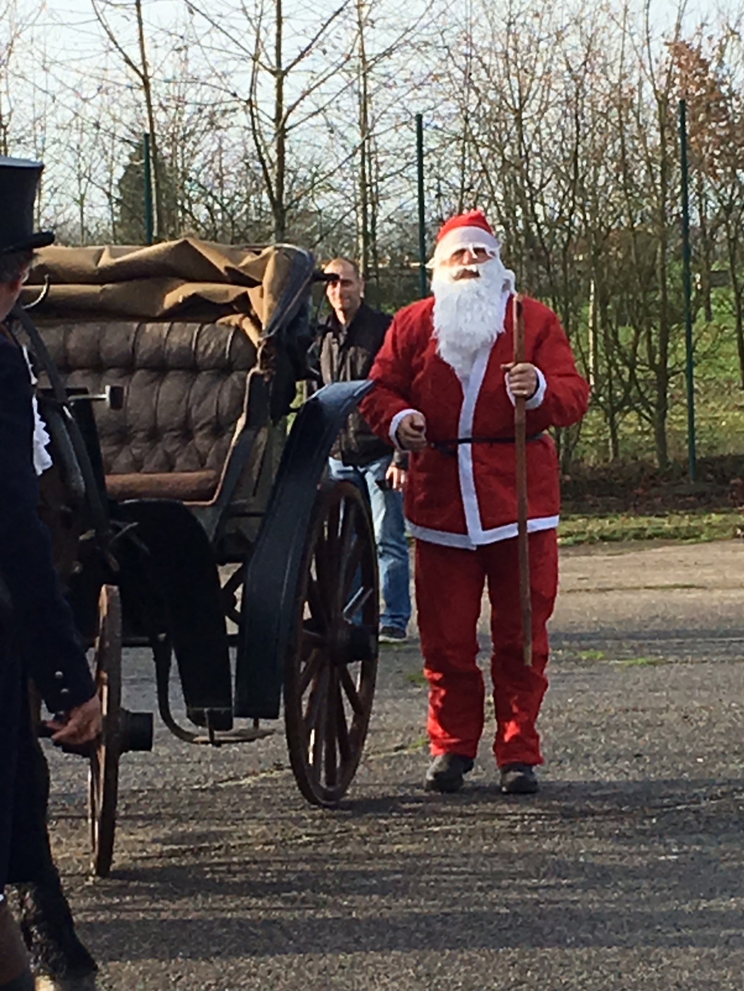 Le Père Noël à l'école