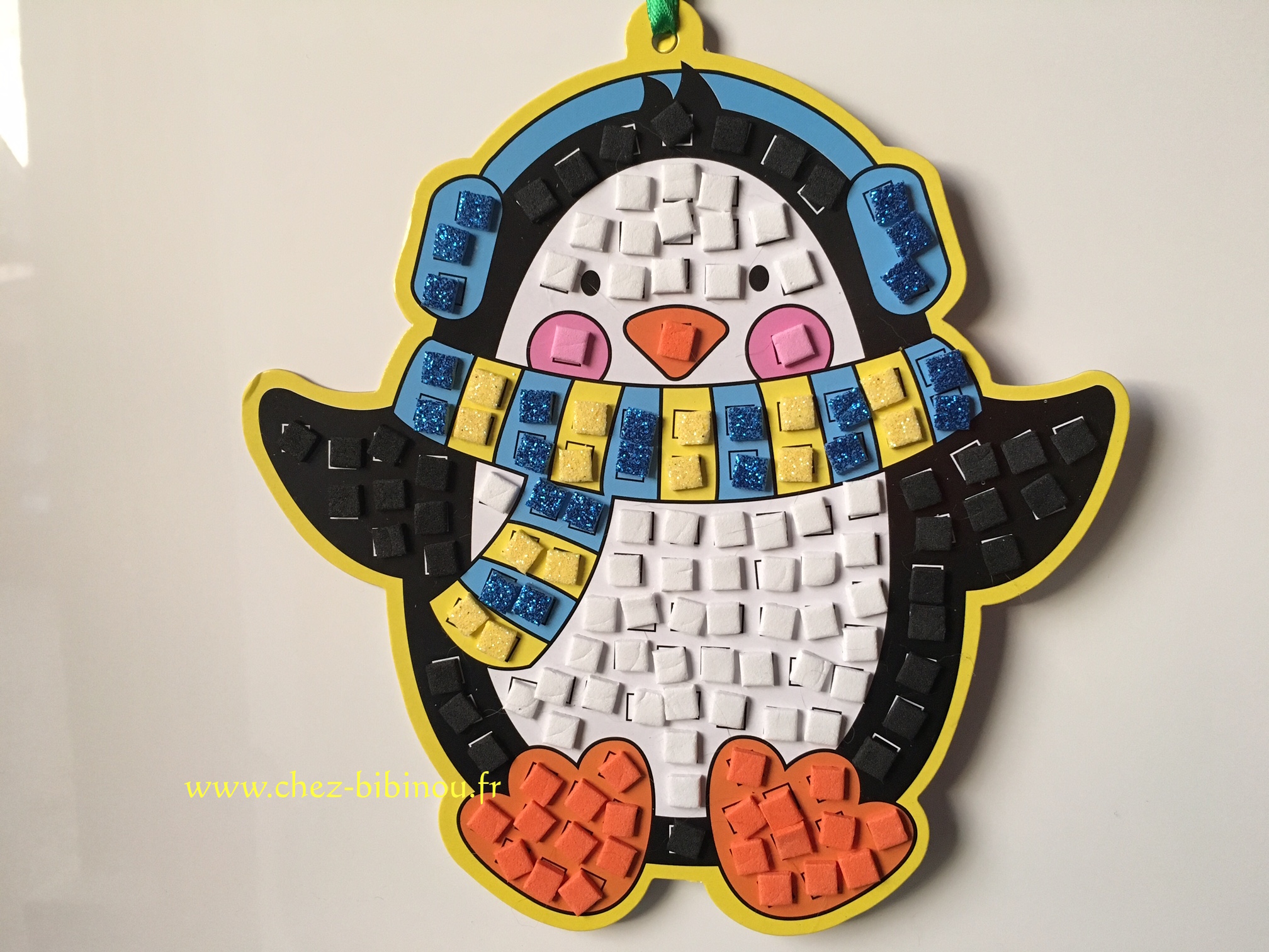 Pingouin en mosaïques