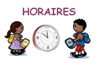 Les horaires